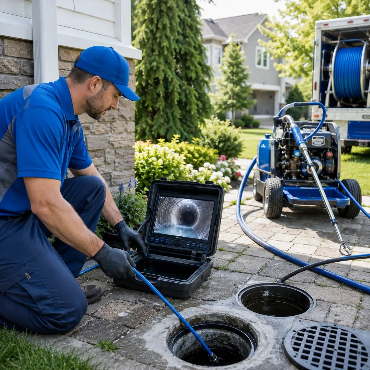 Outdoor drain cleaning professionals serving Stockton, KS